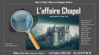 affiche L'Affaire Chapel Cie Alcantara modifiée